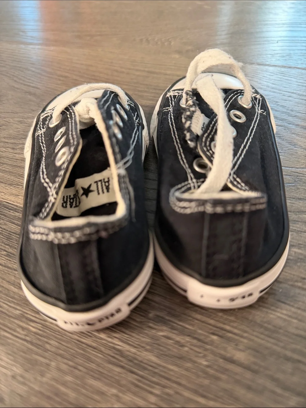 Converse 5C Kids Black and White Low-Top Sneakers